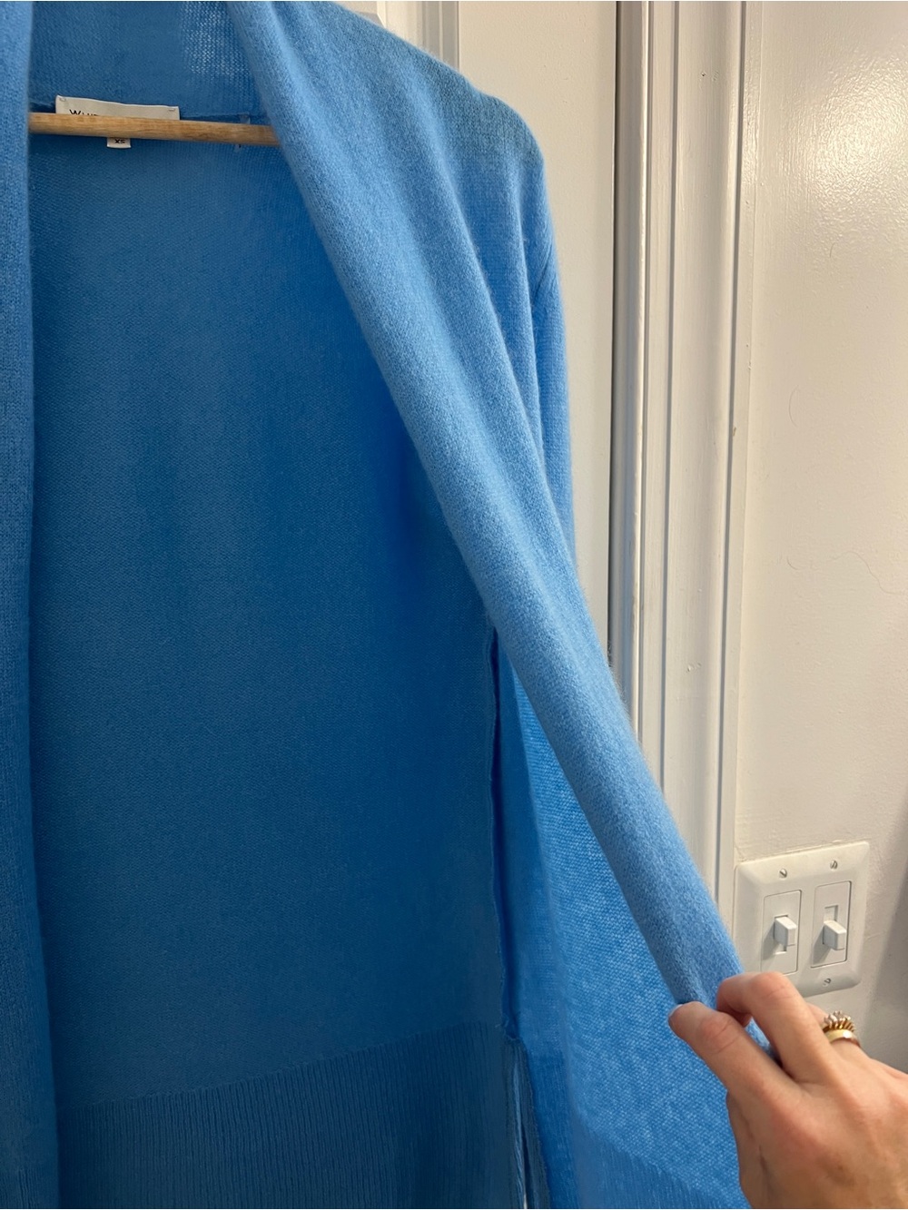 White + Warren Cashmere Open-Front Cardigan - Picture 8 of 11